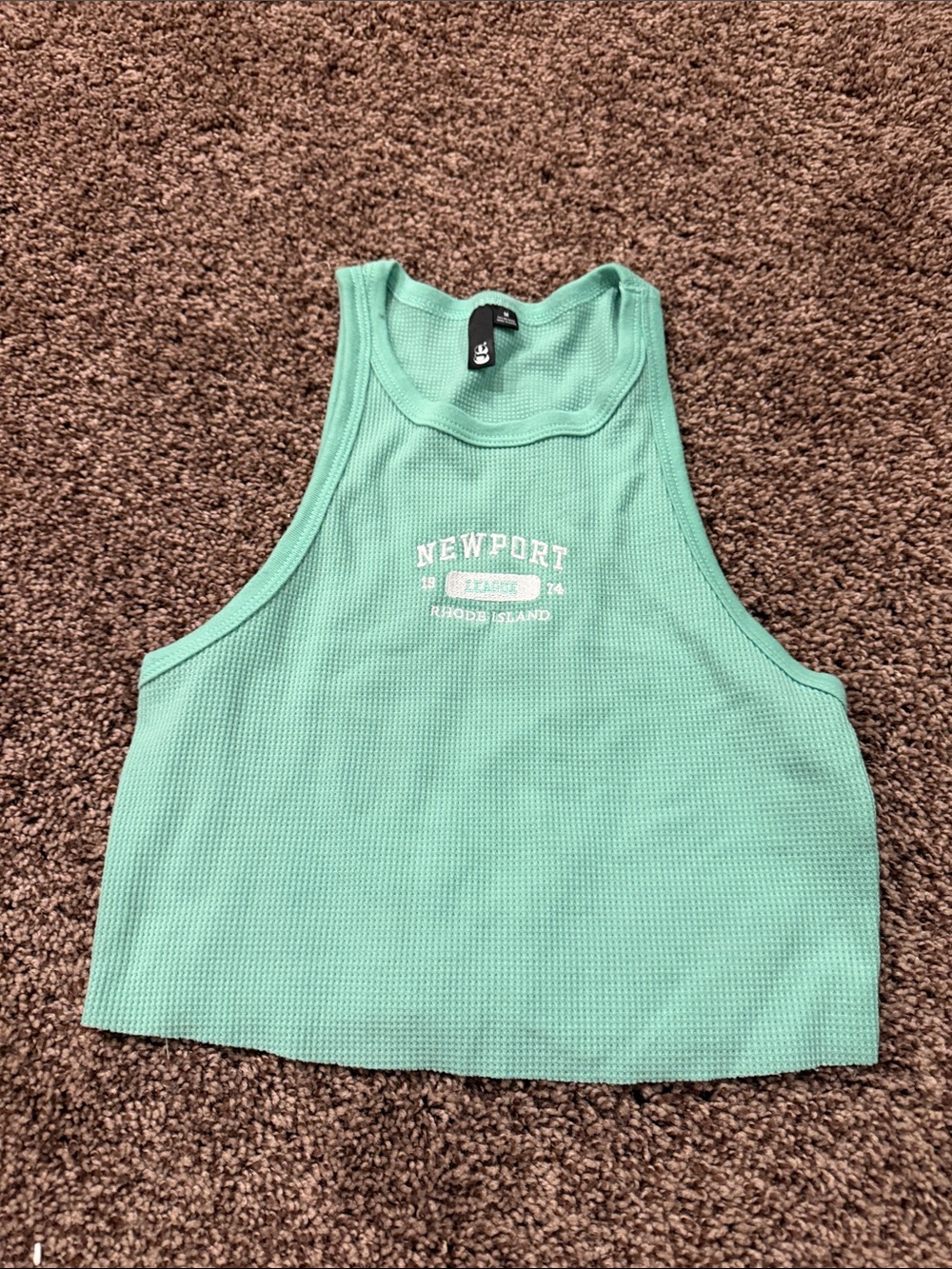 Mint green tank top